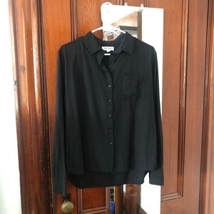 Tradlands Black Tencel 101 Martine button down